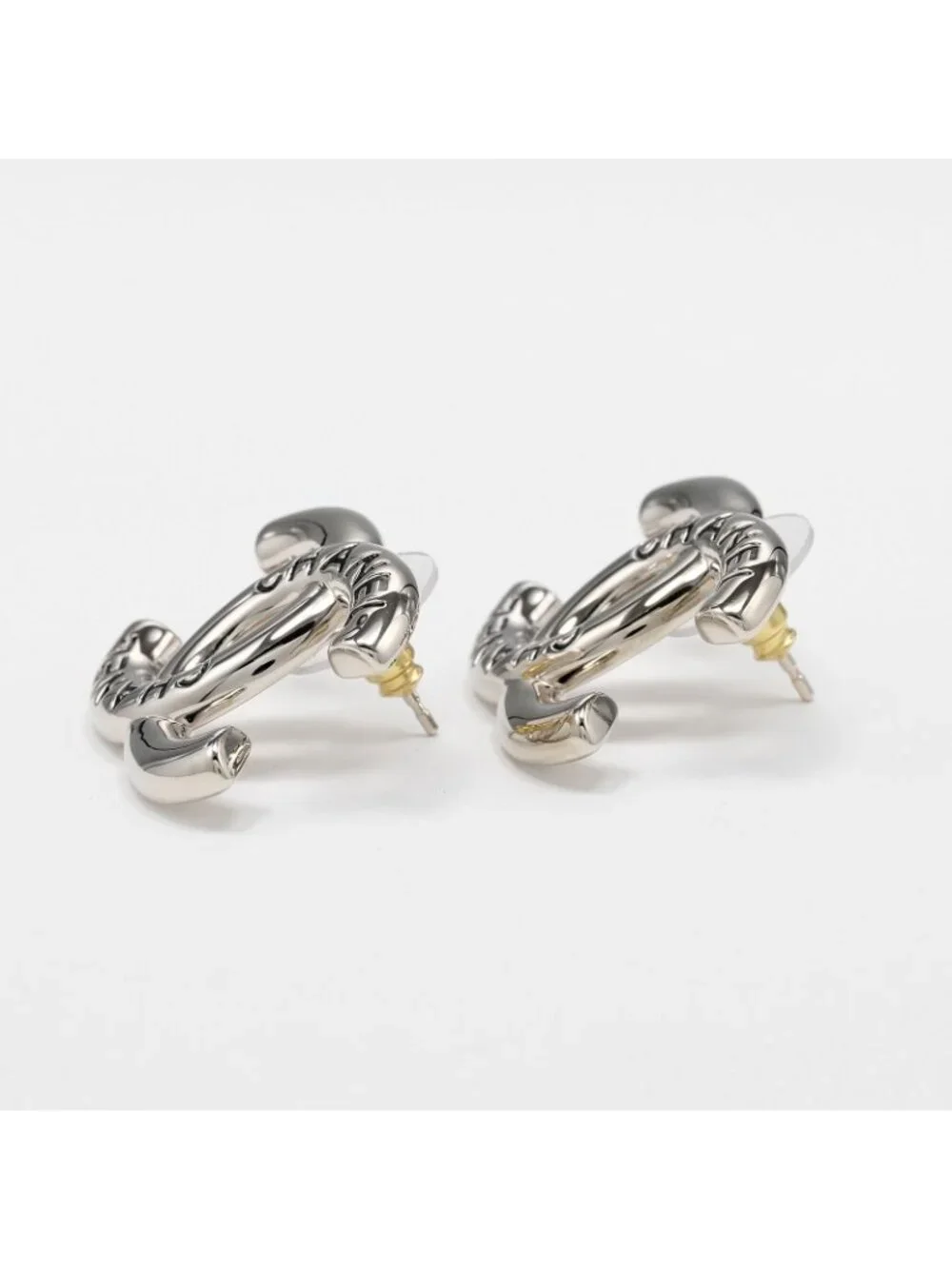 Chanel CC Logo Earrings
